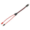 DS18 Advance Ultra Flex RCA Y Connector Cable- 1 Female to 2 Male [R1F2M]