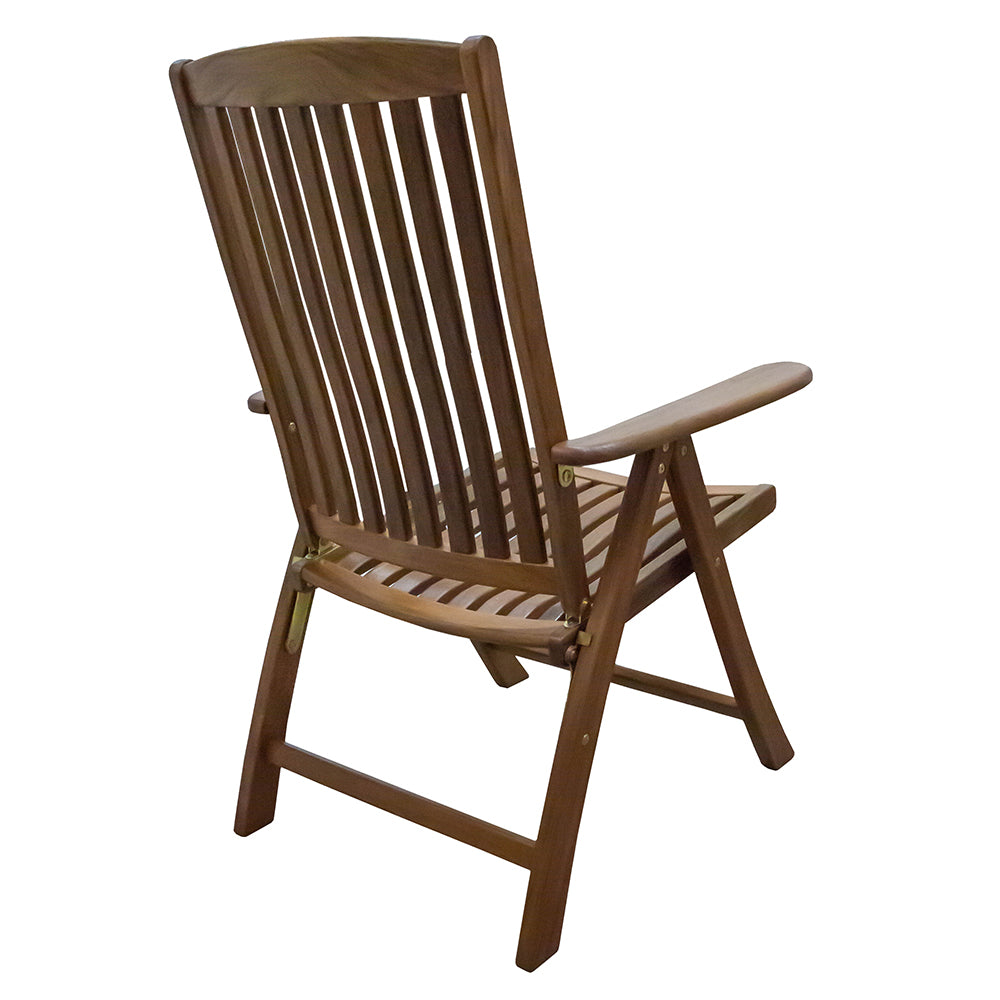 Whitecap Reclining Arm Chair - Teak [WT60071]