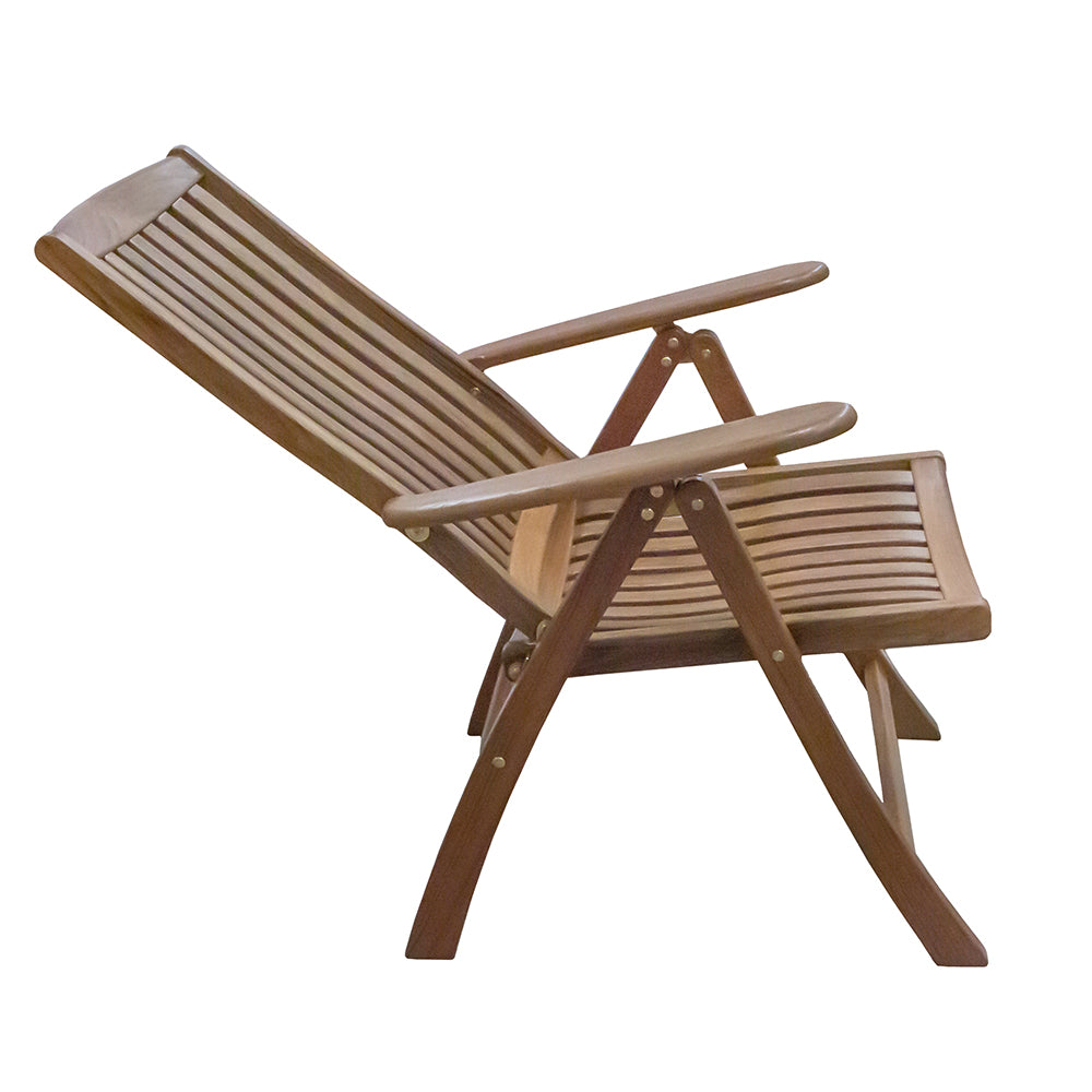 Whitecap Reclining Arm Chair - Teak [WT60071]