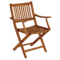 Whitecap Folding Chair w/Arms - Teak [WT63070]