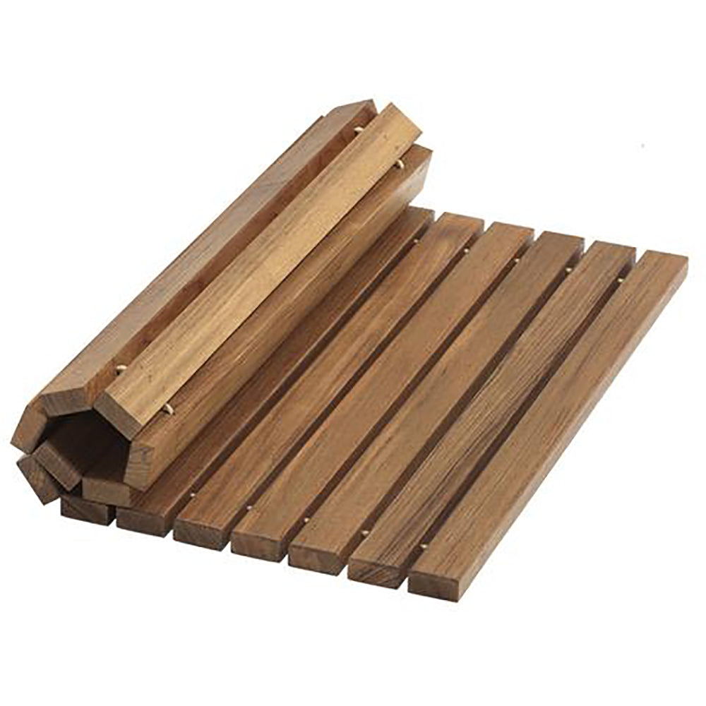 Whitecap Roll-Up Shower Mat - Teak [WT63108]