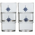 Marine Business Stackable Glass Set - NORTHWIND - Set of 12 [15103C]