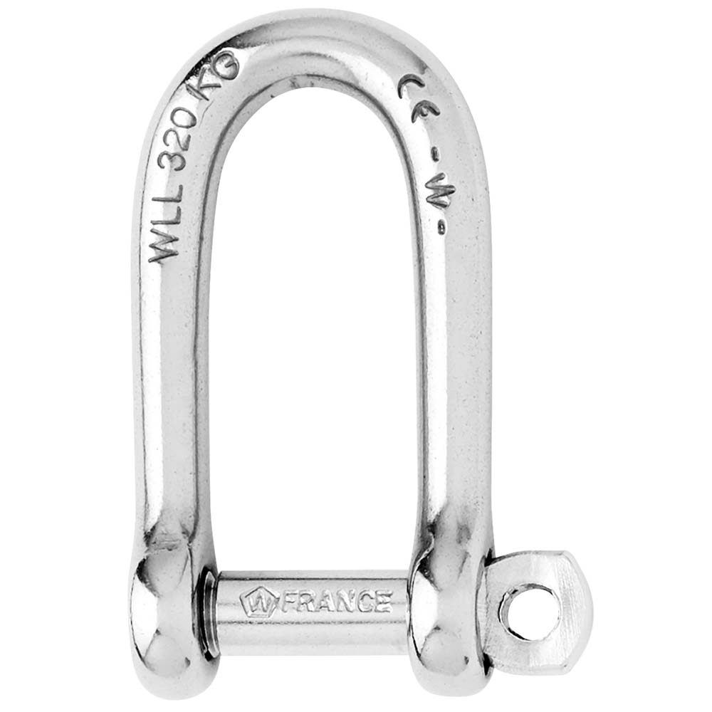 Wichard Self-Locking Long D Shackle - Diameter 4mm - 5/32" [1211W]