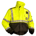 Mustang ANSI High Vis Flotation Bomber Jacket - Fluorescent Yellow/Green/Black - Medium [MJ6214T3-239-M-206]