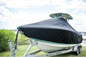 Grady White 283 T-top Boat Cover 9oz - Navy Blue