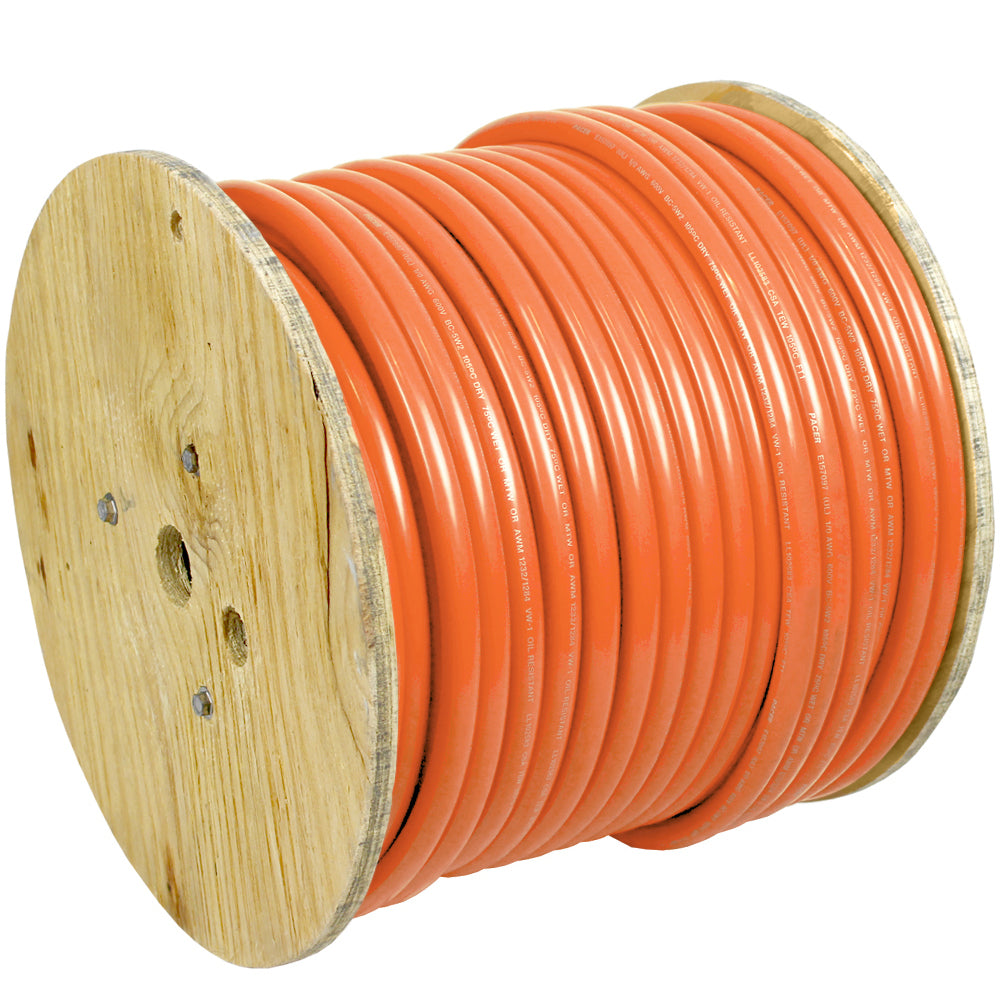 Pacer Orange 6 AWG Battery Cable - 250  [WUL6OR-250]