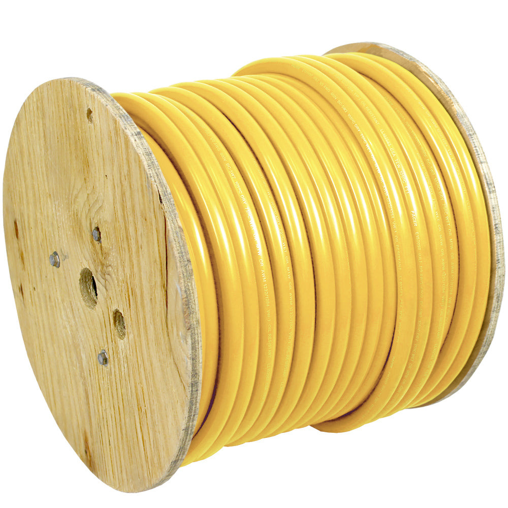 Pacer Yellow 1 AWG Battery Cable - 250  [WUL1YL-250]
