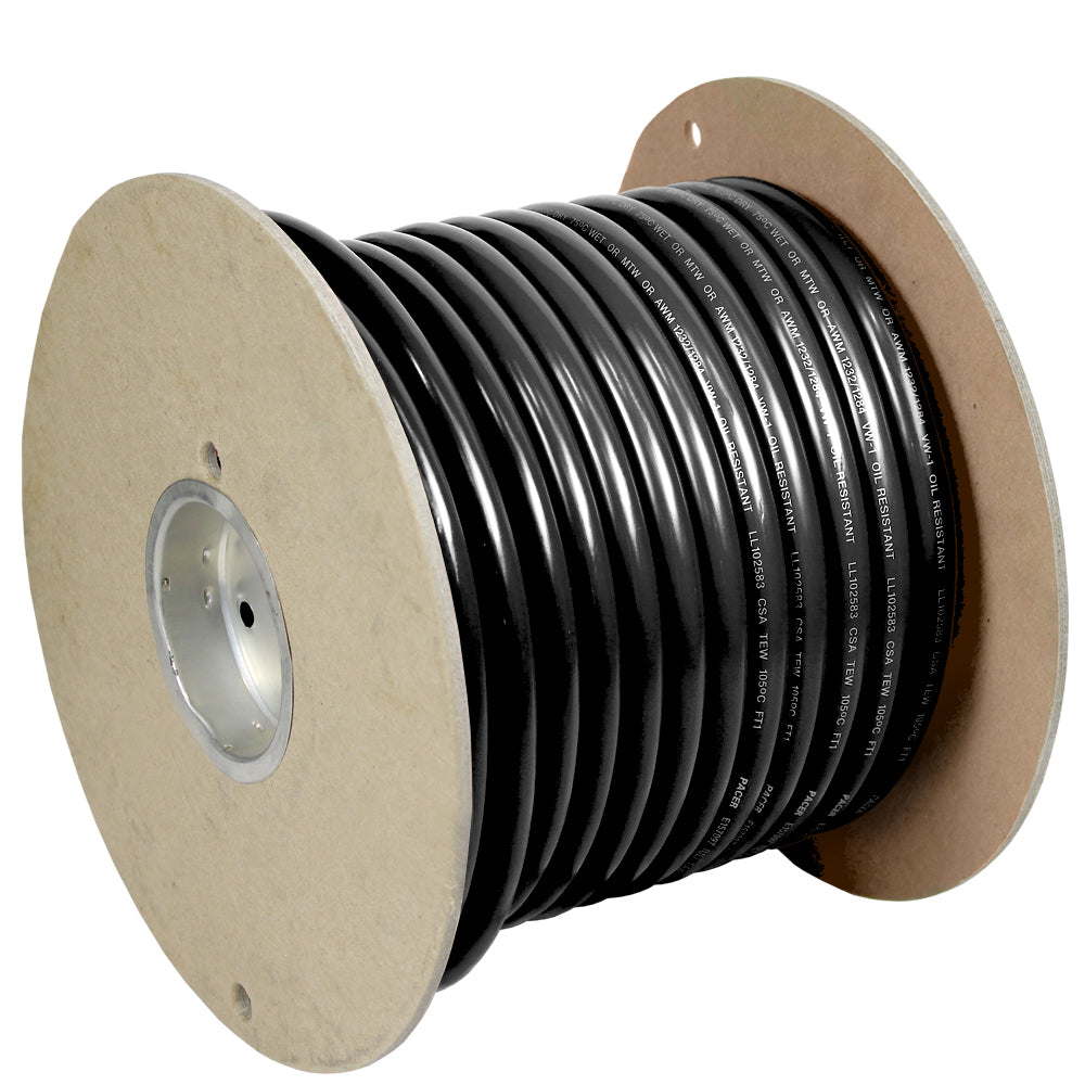 Pacer Black 3/0 AWG Battery Cable - 100  [WUL3/0BK-100]