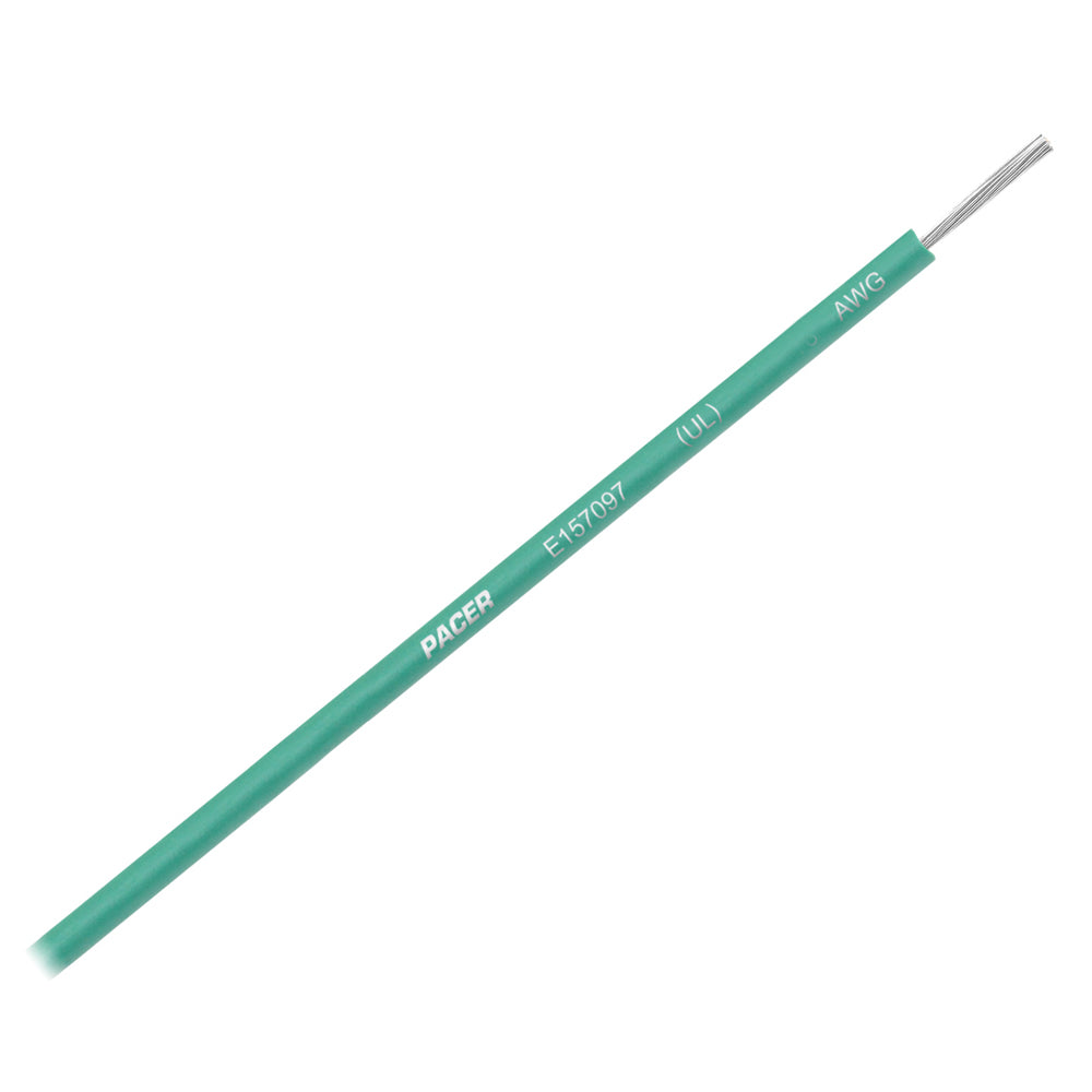 Pacer Green 14 AWG Primary Wire - 18  [WUL14GN-18]