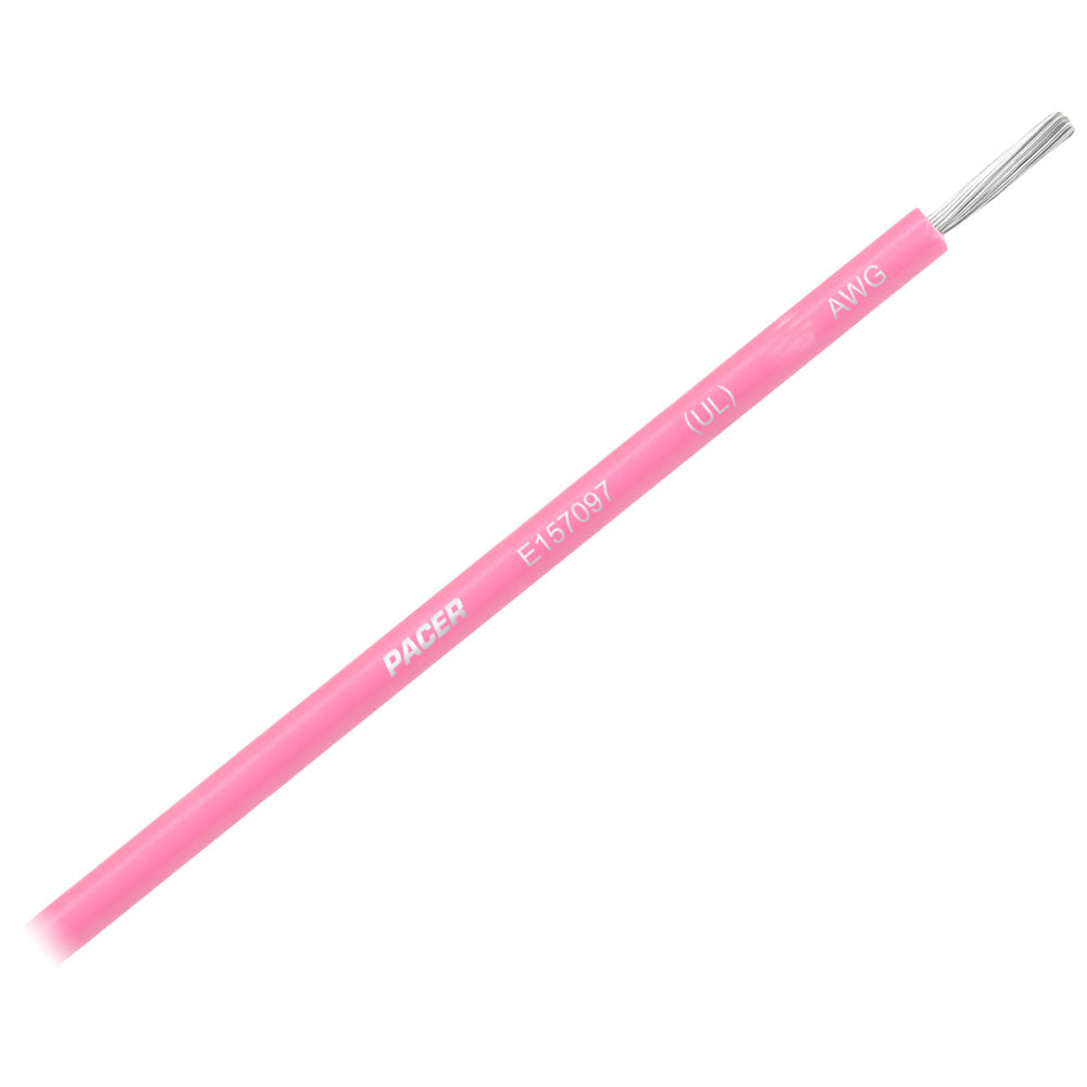 Pacer Pink 14 AWG Primary Wire - 25  [WUL14PK-25]