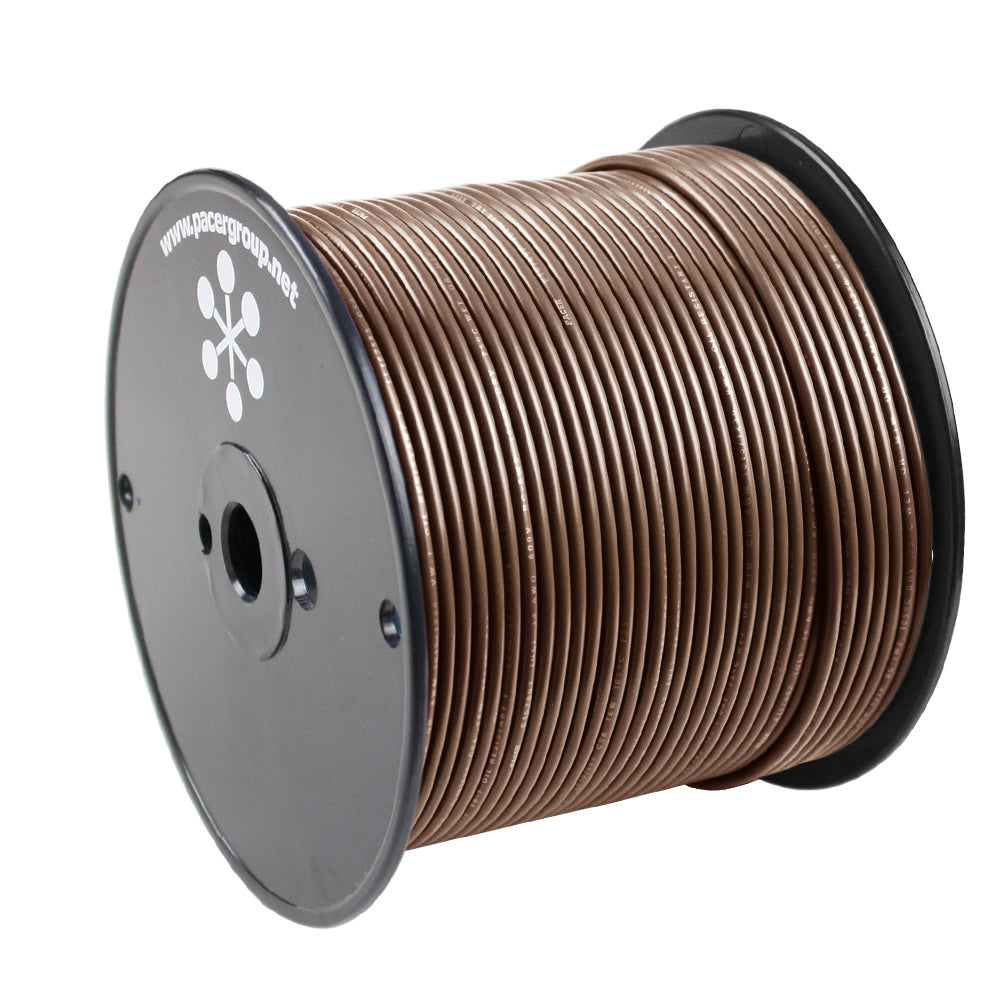 Pacer Brown 14 AWG Primary Wire - 500  [WUL14BR-500]
