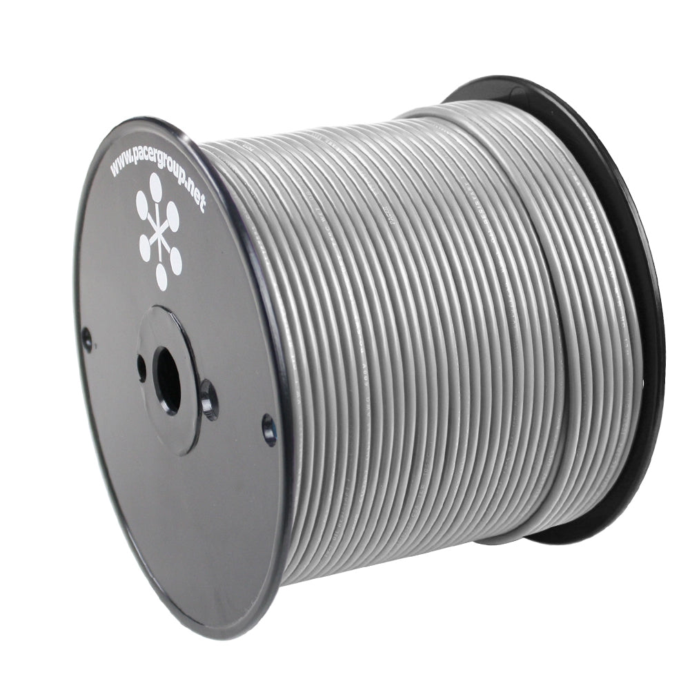 Pacer Grey 14 AWG Primary Wire - 500  [WUL14GY-500]