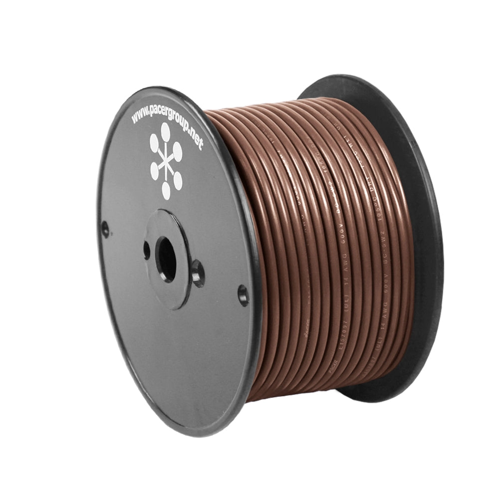 Pacer Brown 10 AWG Primary Wire - 100  [WUL10BR-100]