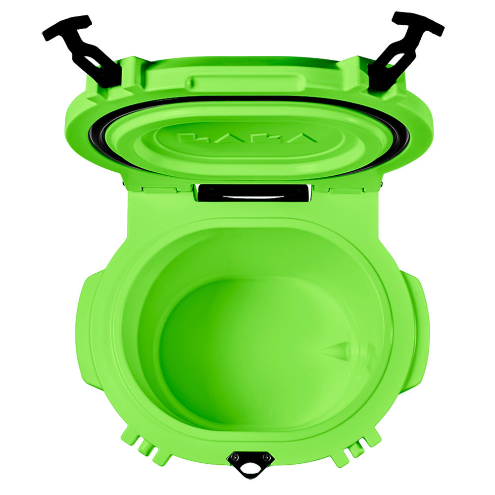 LAKA Coolers 30 Qt Cooler w/Telescoping Handle  Wheels - Lime Green [1083]