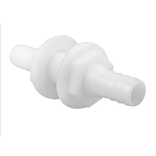 Attwood White Plastic Double Ended Connector - 3/4" Inner Diameter [3878-3]
