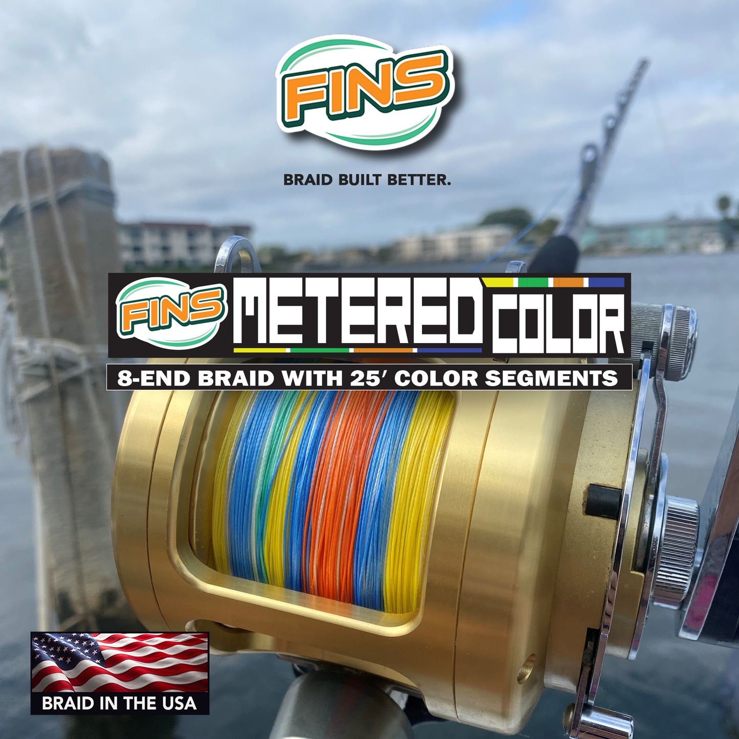 Metered Colored Braid (15 lb)