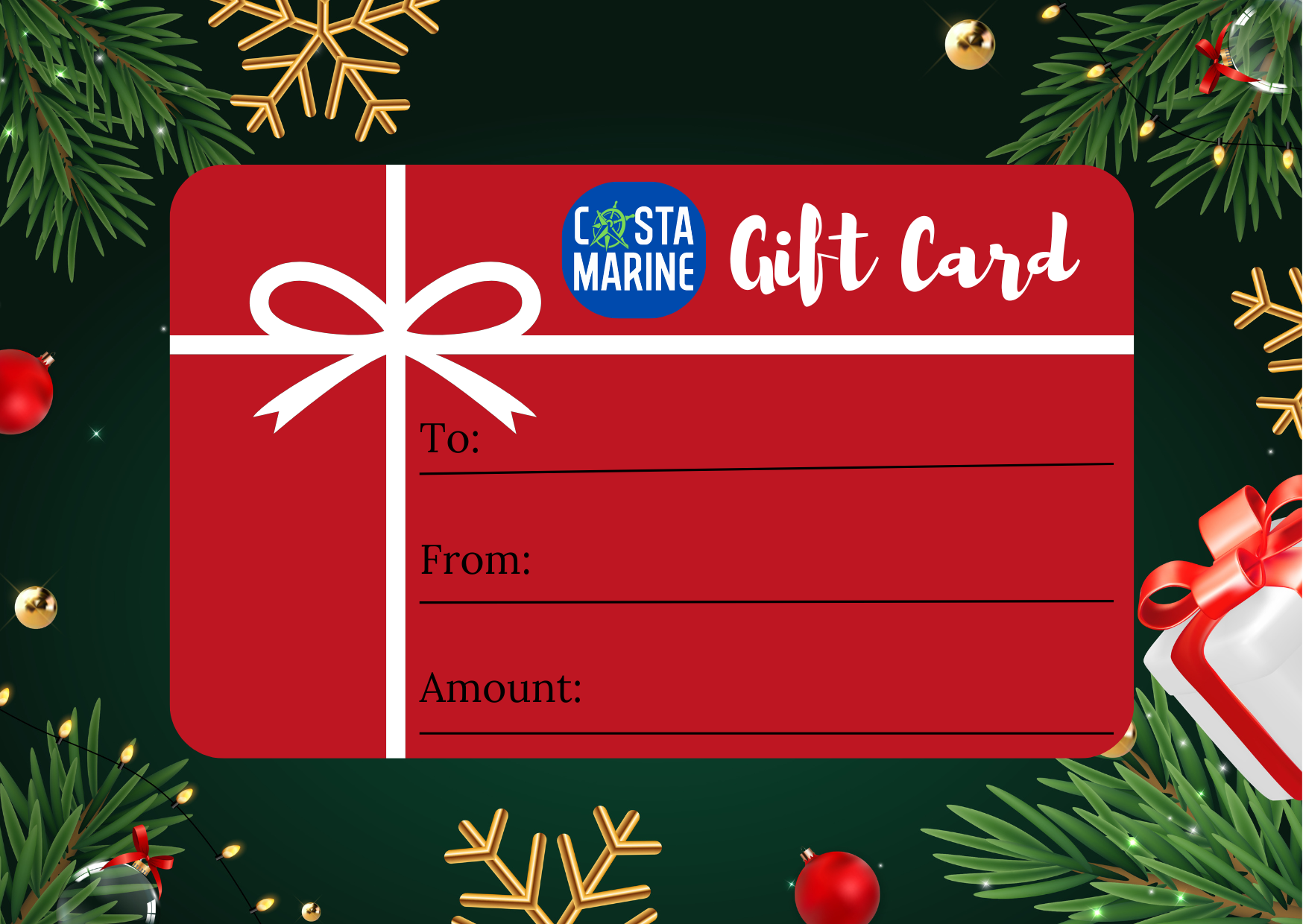Costa Marine Gift Card