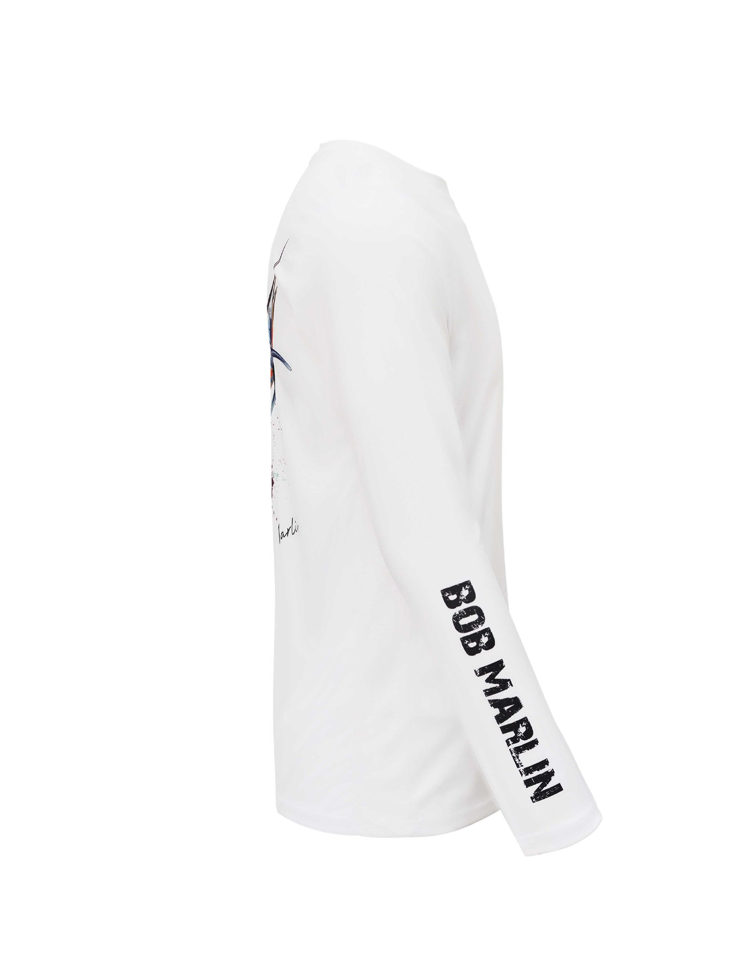 Bob Marlin Performance Shirt Sail Rebel White