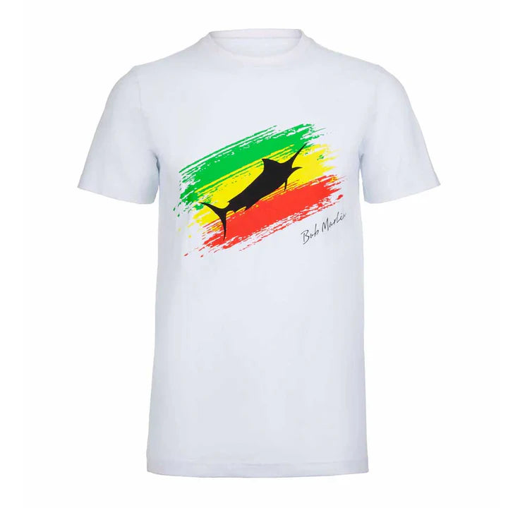 Bob Marlin T-shirt Rasta Flag