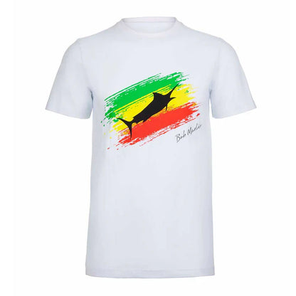Bob Marlin T-shirt Rasta Flag