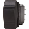 Blue Sea 8288 Water Resistant Contura III Switch - DPST OFF-(ON) - Black [8288]