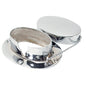 Whitecap Chain & Rope Deck Pipe 4" x 2-1/4" Chrome Plate [S-0114C]