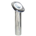 Whitecap Bluewater 30 Deg. Stamped S.S. Flush Mount Rod Holder [S-0096]