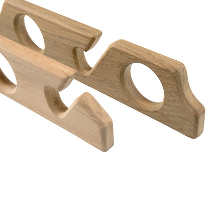 Whitecap Teak Six-Rod Storage Rack - Pair [60614]