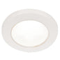 Hella Marine EuroLED 75 3" Round Screw Mount Down Light - White LED - White Plastic Rim - 12V [958110011]