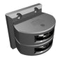 Lopolight Series 301-106 - Double Stacked Stern Light - 3NM - Vertical Mount -White - Silver Housing  [301-106ST]
