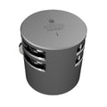 Lopolight Series 301-011 - Double Stacked Masthead Light - 5NM - Horizontal Mount - White - Silver Housing  [301-011KLST]