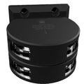 Lopolight Series 201-011 - Double Stacked Masthead Light - 3NM - Vertical Mount - White - Black Housing  [201-011ST-B]