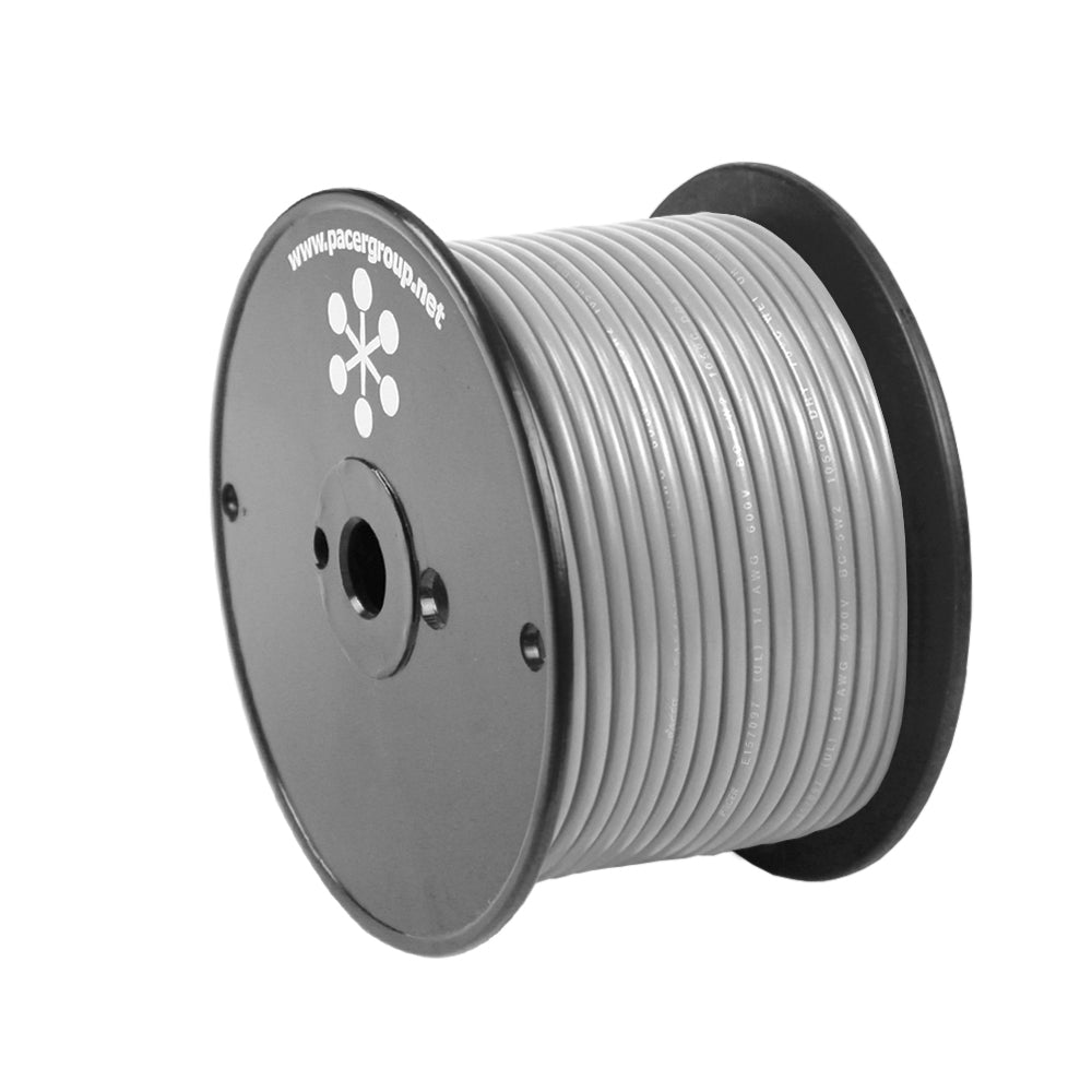 Pacer Grey 18 AWG Primary Wire - 100  [WUL18GY-100]