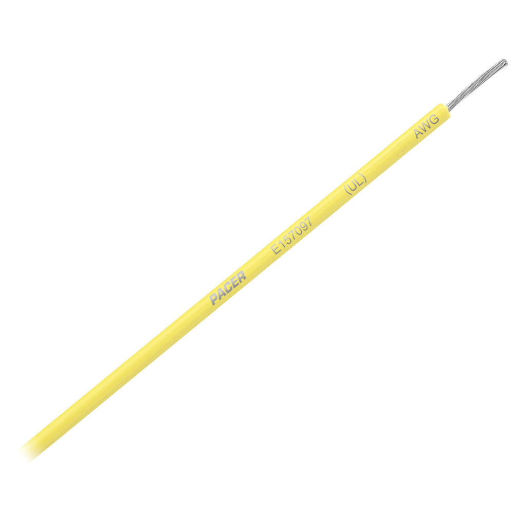 Pacer Yellow 16 AWG Primary Wire - 25  [WUL16YL-25]