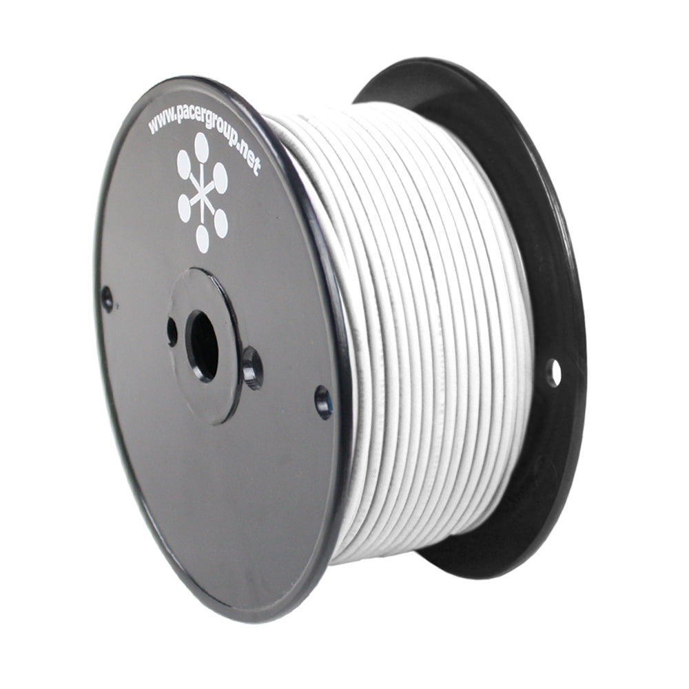 Pacer White 10 AWG Primary Wire - 250  [WUL10WH-250]