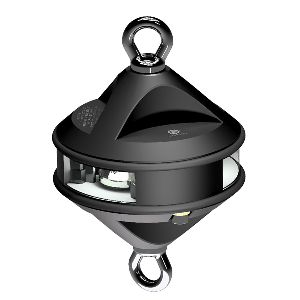 Lopolight Series 200-012 - Hoist Light - 2NM - White - Black Housing  [200-012G2-H1C-B]